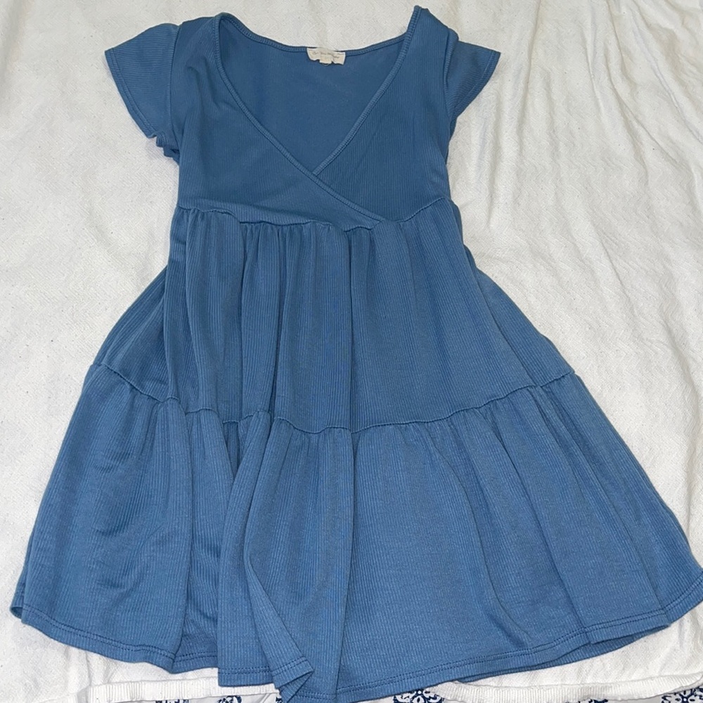 Blue dress